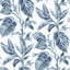 York Mangrove Blue Botanical Wallpaper