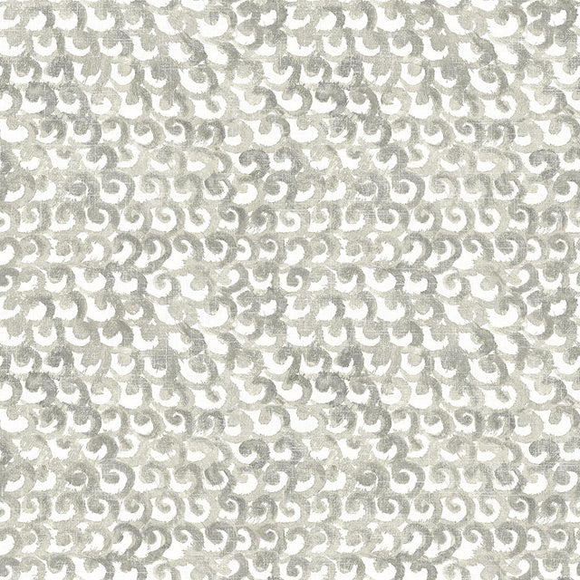 York Saltwater Grey Wave Wallpaper
