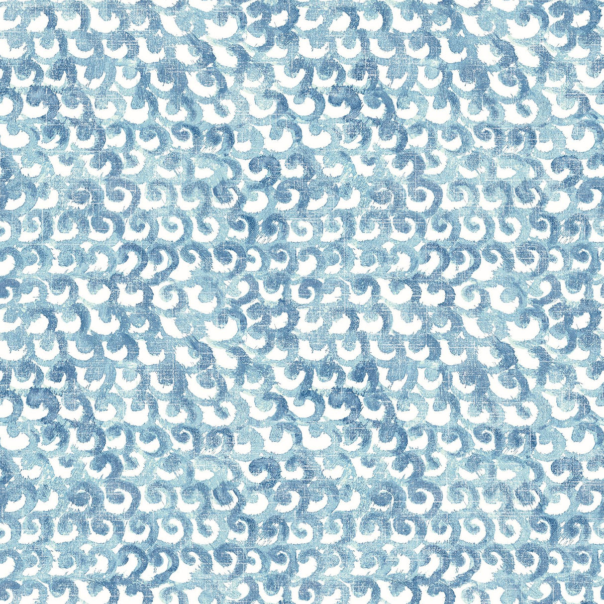 York Saltwater Aqua Wave Wallpaper