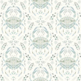 York Annapolis Teal Crustation Wallpaper