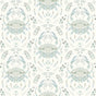 York Annapolis Teal Crustation Wallpaper