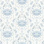 York Annapolis Light Blue Crustation Wallpaper