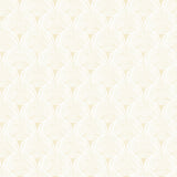 York Santiago Yellow Scalloped Wallpaper