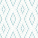 York Santa Cruz Turquoise Geometric Wallpaper