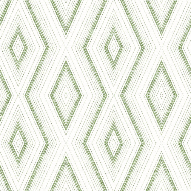 York Santa Cruz Green Geometric Wallpaper