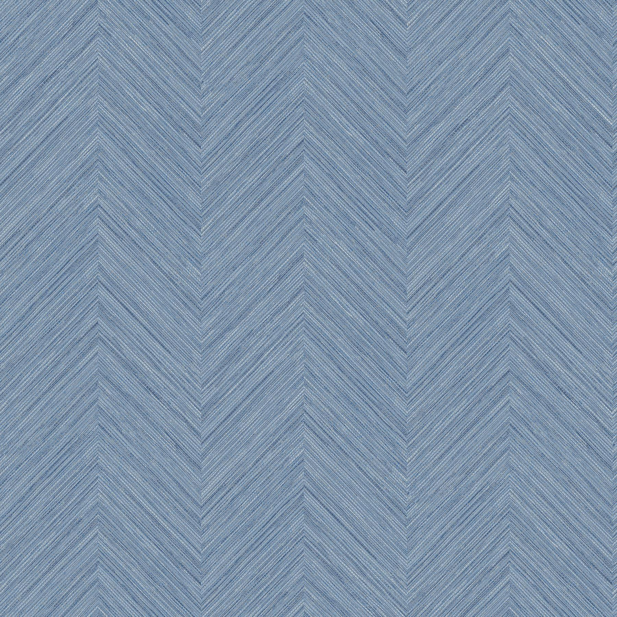 York Caladesi Blue Faux Linen Wallpaper