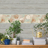 York Rehoboth Grey Distressed Wood Wallpaper
