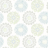 York Sunkissed Light Green Floral Wallpaper