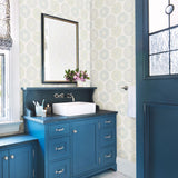 York Sunkissed Light Green Floral Wallpaper