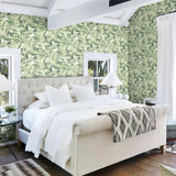 York Chaparral Green Fronds Wallpaper