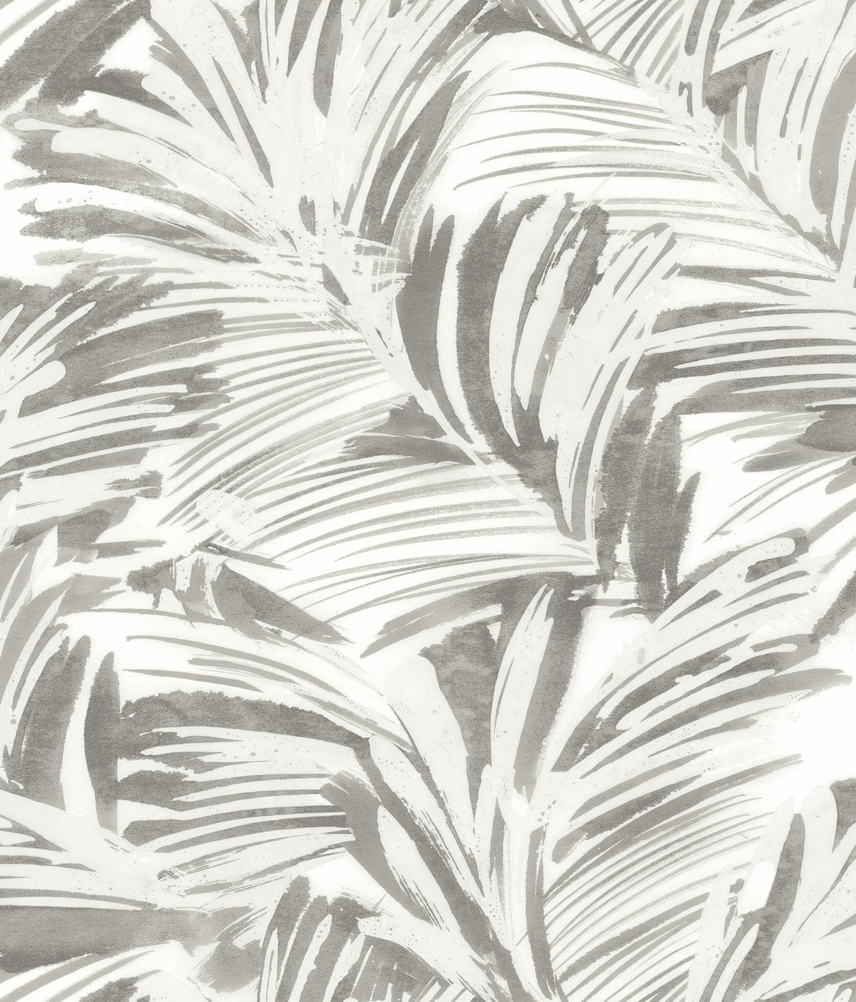 York Chaparral Grey Fronds Wallpaper