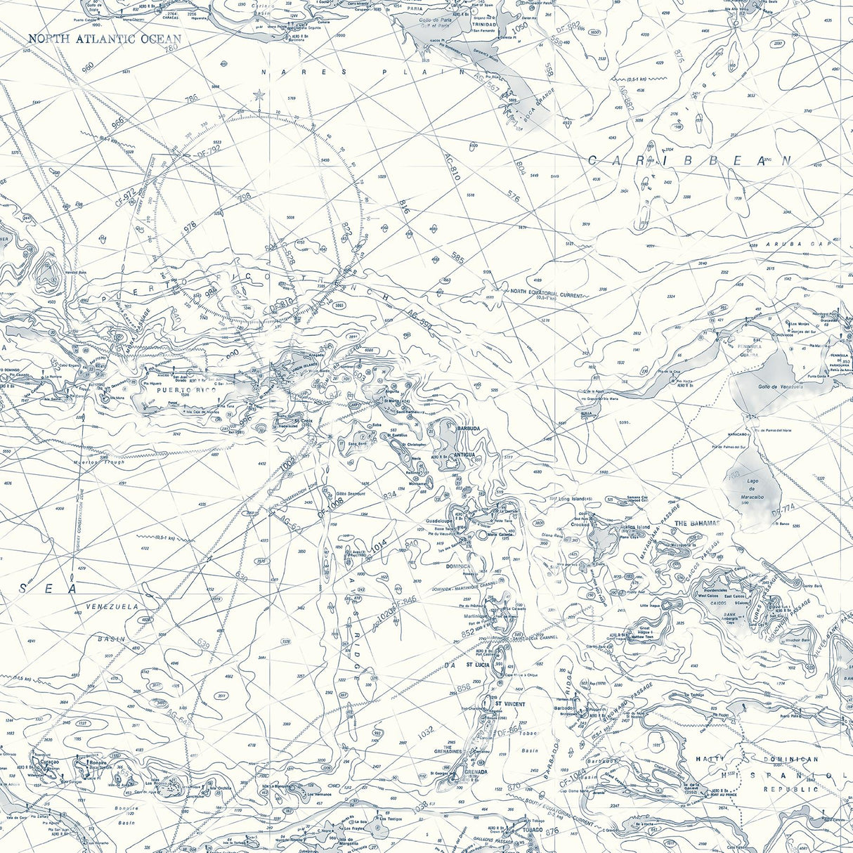York Charts Navy Map Wallpaper