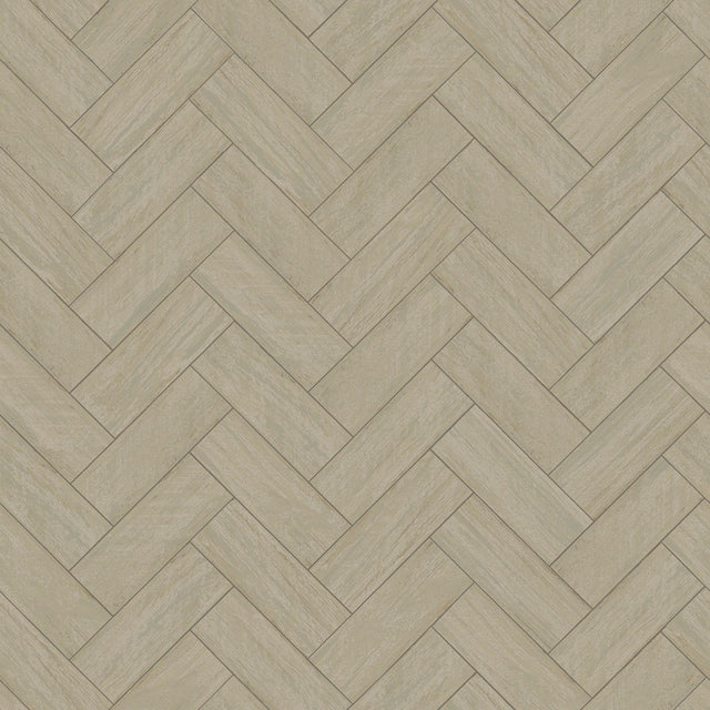 York Kaliko Green Wood Herringbone Wallpaper