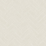 York Kaliko Light Grey Wood Herringbone Wallpaper