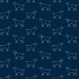 York Yoop Dark Blue Dog Wallpaper