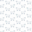 York Yoop Off-White Dog Wallpaper