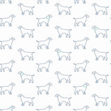 York Yoop Off-White Dog Wallpaper