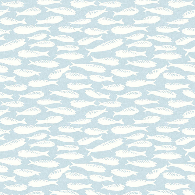 York Nunkie Aqua Sardine Wallpaper