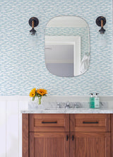 York Nunkie Aqua Sardine Wallpaper