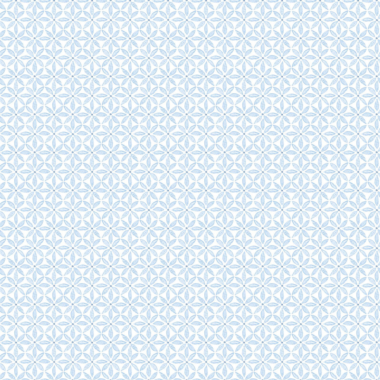 York Jellia Blue Petal Geometric Wallpaper