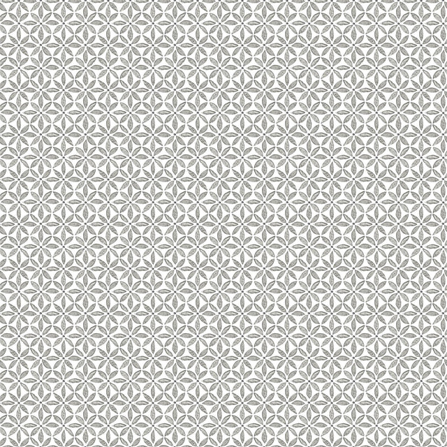 York Jellia Charcoal Petal Geometric Wallpaper