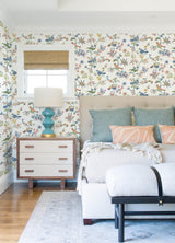 York Jinjur Multicolor Bird Trail Wallpaper