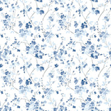 York Glinda Navy Floral Trail Wallpaper