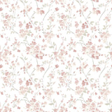 York Glinda Rose Floral Trail Wallpaper