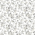 York Glinda Black Floral Trail Wallpaper