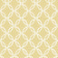 York Quelala Yellow Ring Ogee Wallpaper