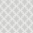York Quelala Grey Ring Ogee Wallpaper