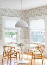 York Tinker Grey Woodland Botanical Wallpaper
