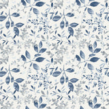 York Tinker Navy Woodland Botanical Wallpaper