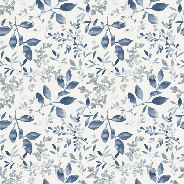 York Tinker Navy Woodland Botanical Wallpaper