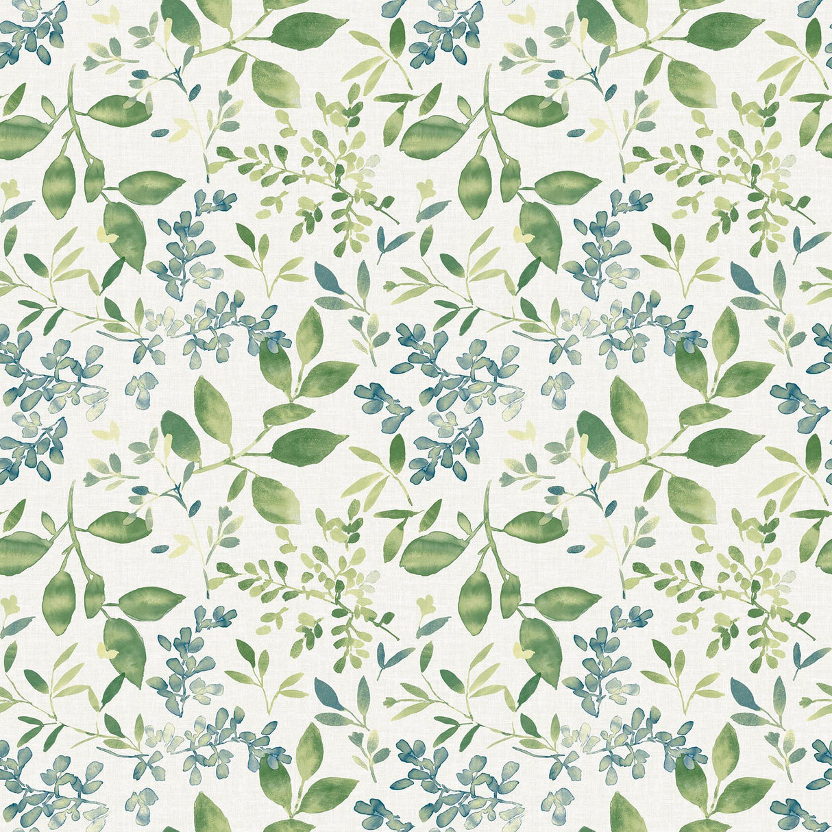 York Tinker Green Woodland Botanical Wallpaper