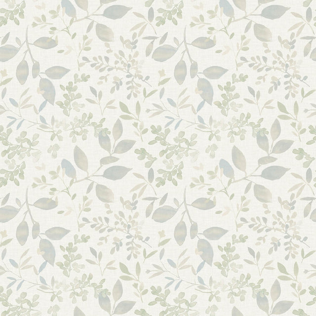 York Tinker Teal Woodland Botanical Wallpaper