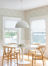York Tinker Teal Woodland Botanical Wallpaper