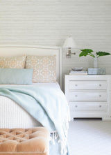 York Ozma White Wood Plank Wallpaper