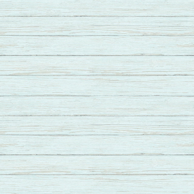 York Ozma Aqua Wood Plank Wallpaper