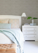 York Ozma Light Grey Wood Plank Wallpaper
