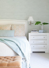 York Ozma Light Blue Wood Plank Wallpaper