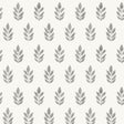 York Ervic Charcoal Leaf Block Print Wallpaper