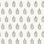 York Ervic Charcoal Leaf Block Print Wallpaper