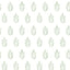 York Ervic Green Leaf Block Print Wallpaper