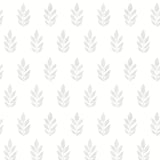 York Ervic Light Grey Leaf Block Print Wallpaper