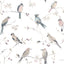 York Birdsong Mauve Trail Wallpaper