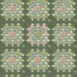 York Maud Green Crochet Geometric Wallpaper