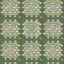 York Maud Green Crochet Geometric Wallpaper