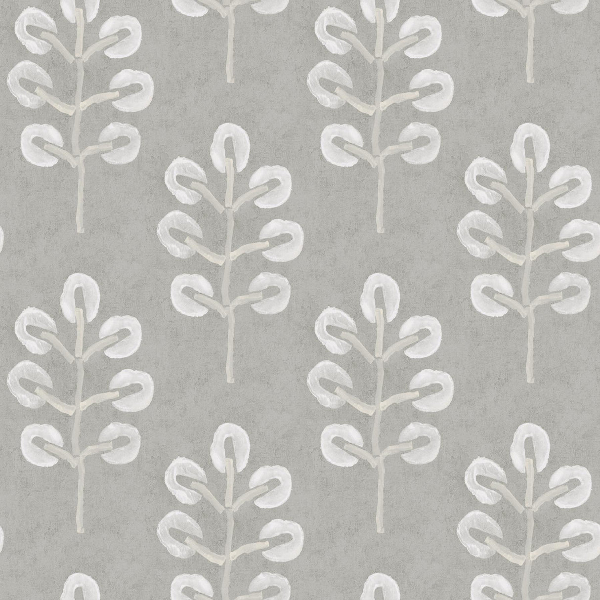York Plum Tree Grey Botanical Wallpaper