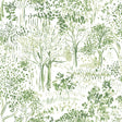York Walden Green Forest Wallpaper